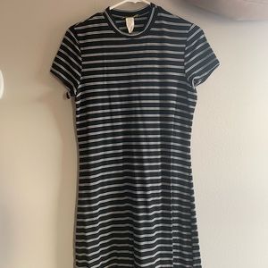 Black & White Striped Dress